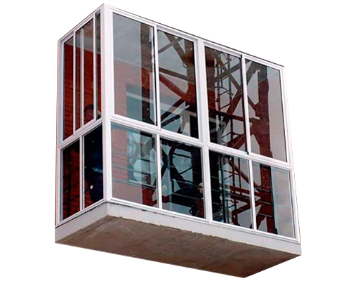 Алюминиевое остекление балконов в Владимире